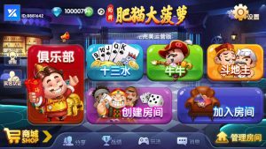 肥猫福禄寿棋牌宁德福州麻将游戏平台完整版-犀牛源码网